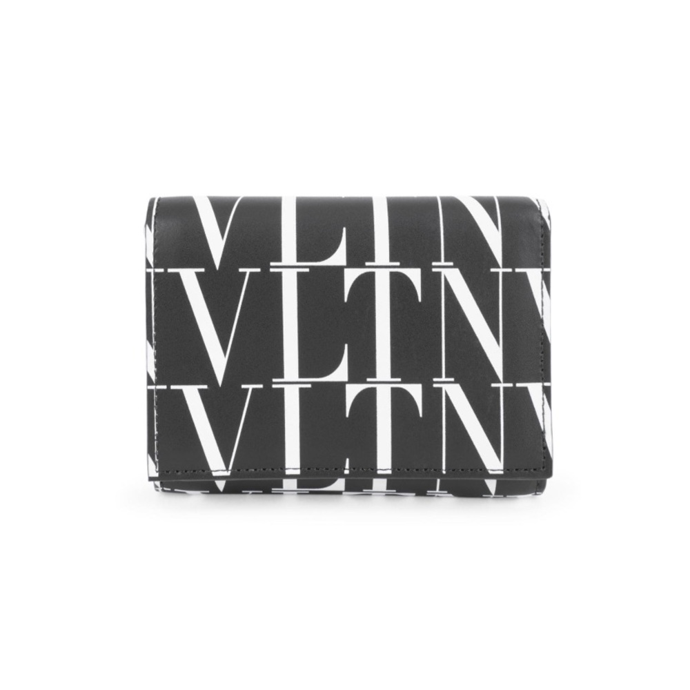 *NWT* VALENTINO VLTN UNISEX TRIFOLD WALLET, BRAND NEW AND AUTHENTIC
